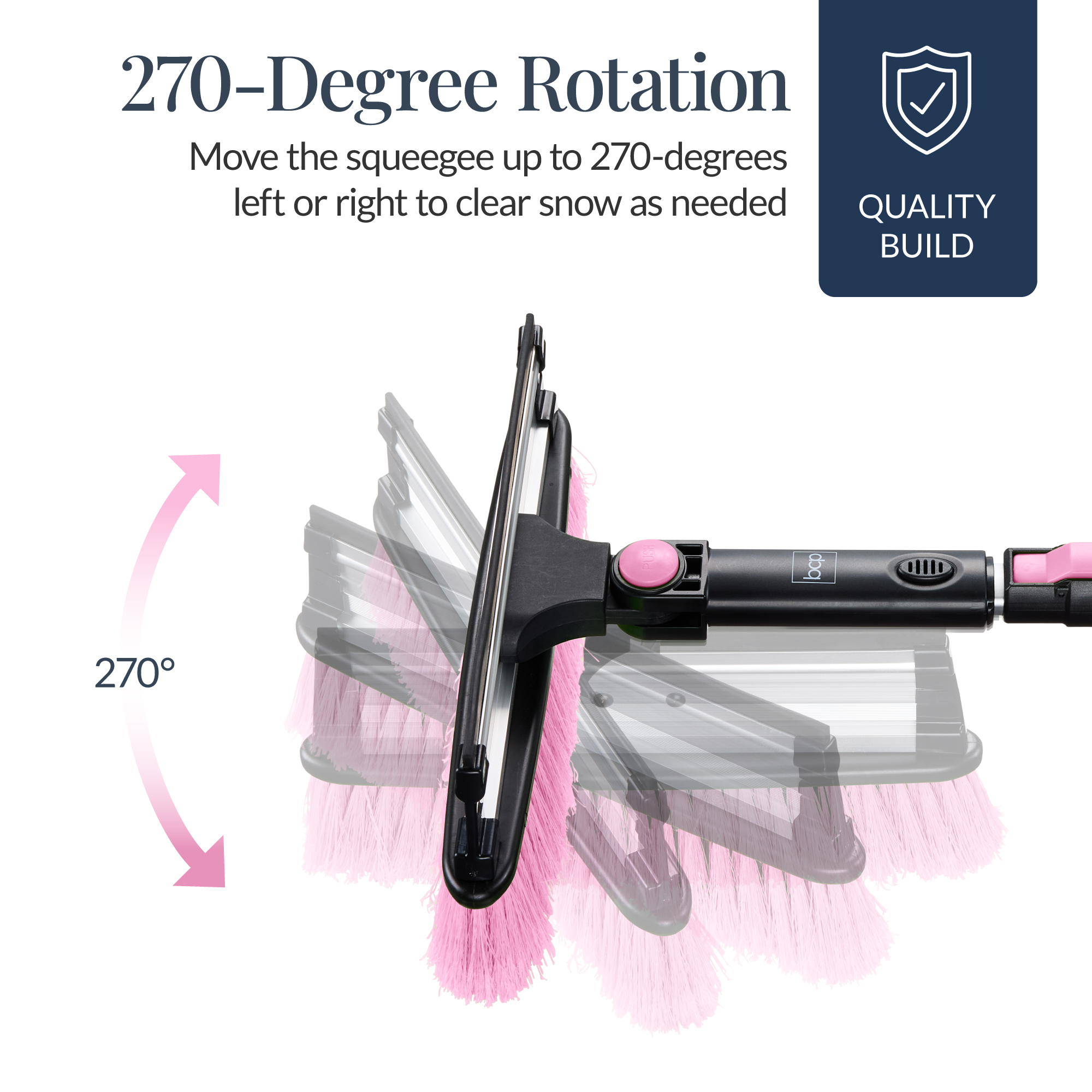 Best Choice Products 39" Extendable Snow Brush Squeegee Ice Scraper