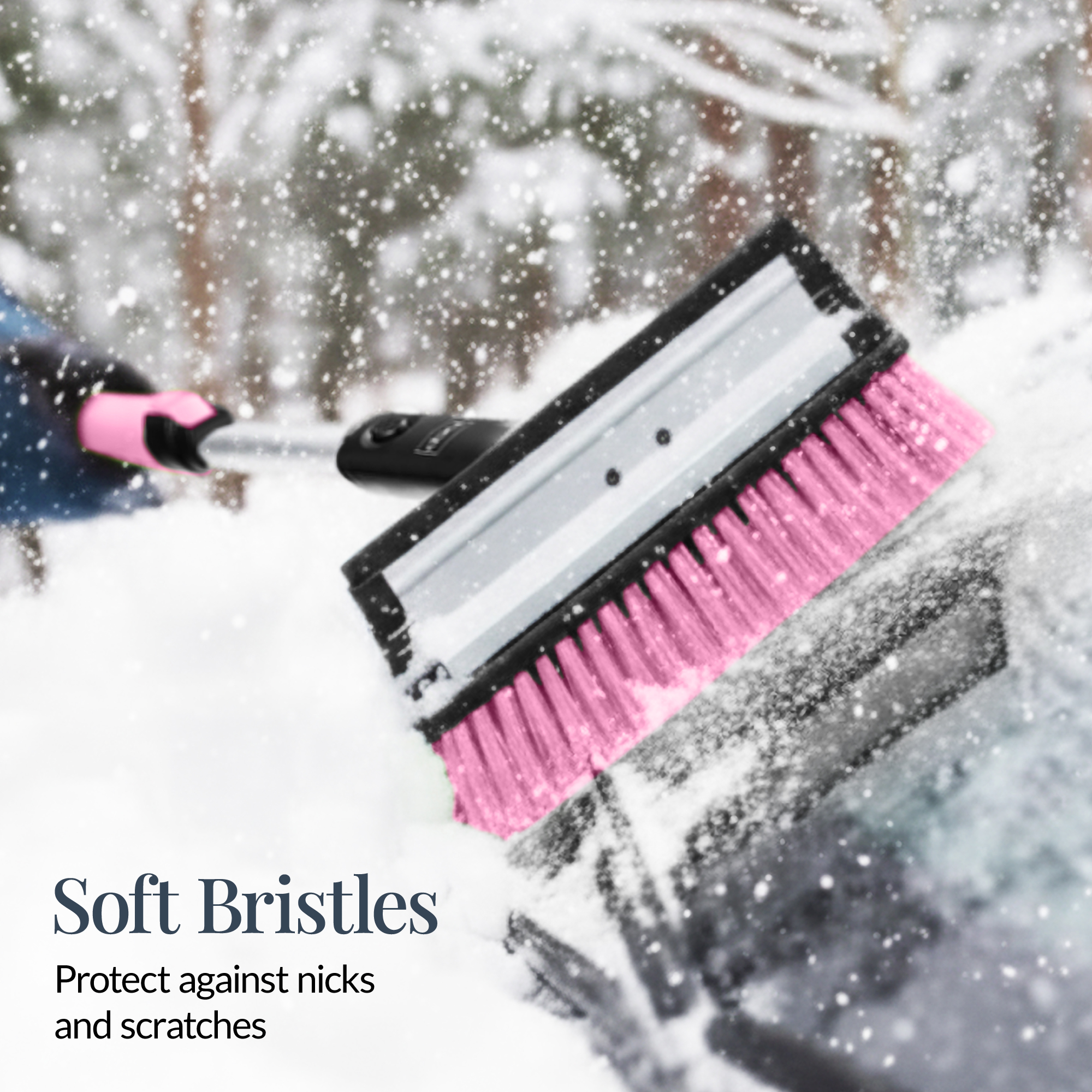 Best Choice Products 39" Extendable Snow Brush Squeegee Ice Scraper