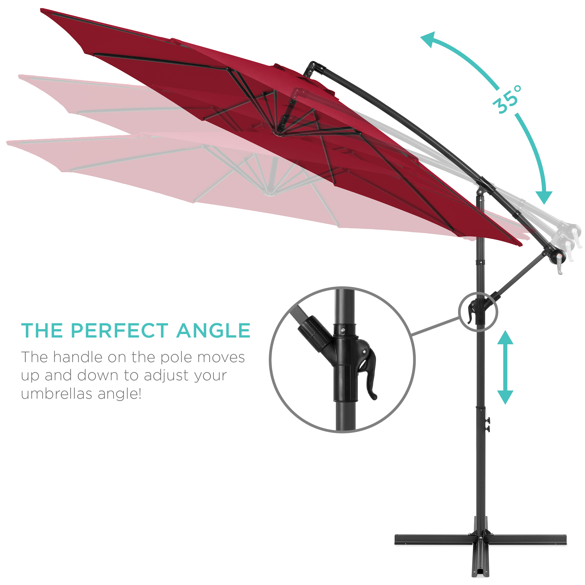 budget patio umbrellas The 5 Best Patio Umbrellas, Tested by BHG