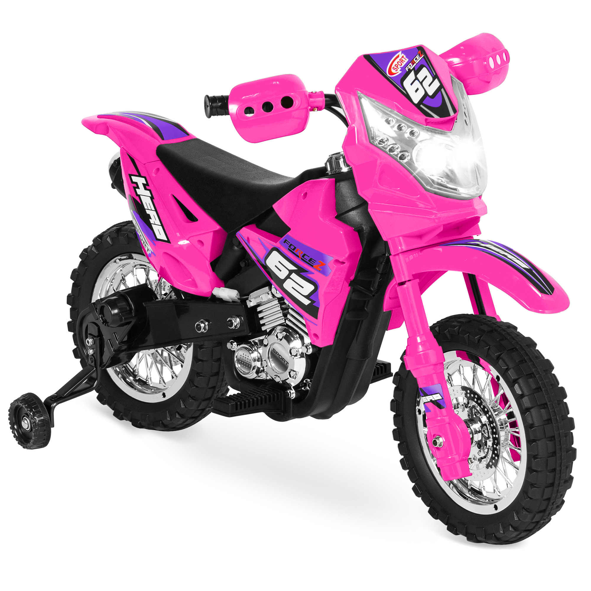 Best Choice Products 6V Kids Electric Ride-On Motorcycle Toy Training Wheels