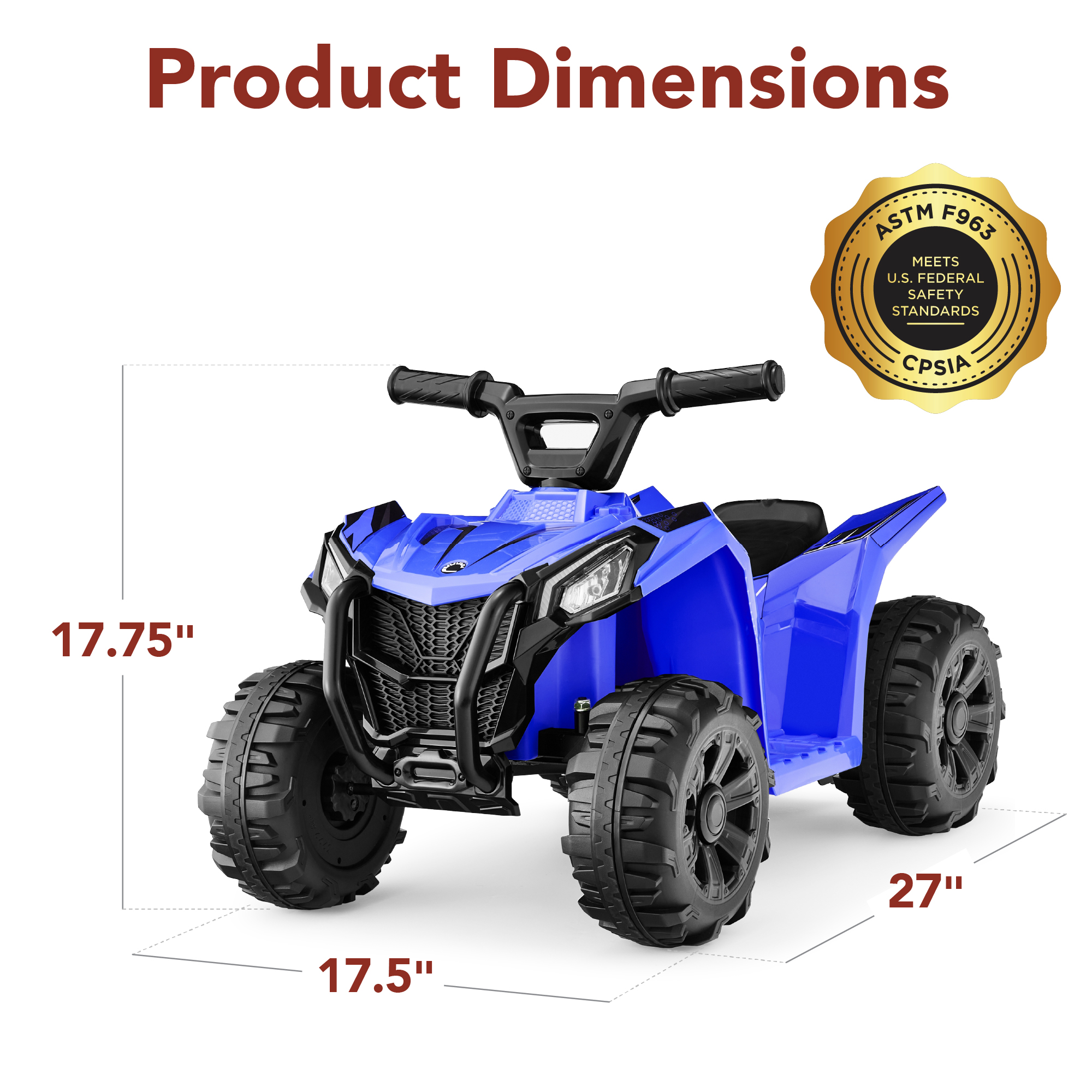 Best Choice Products 6V Kids Ride-On 4-Wheeler Quad ATV Car 1.8mph Max Speed