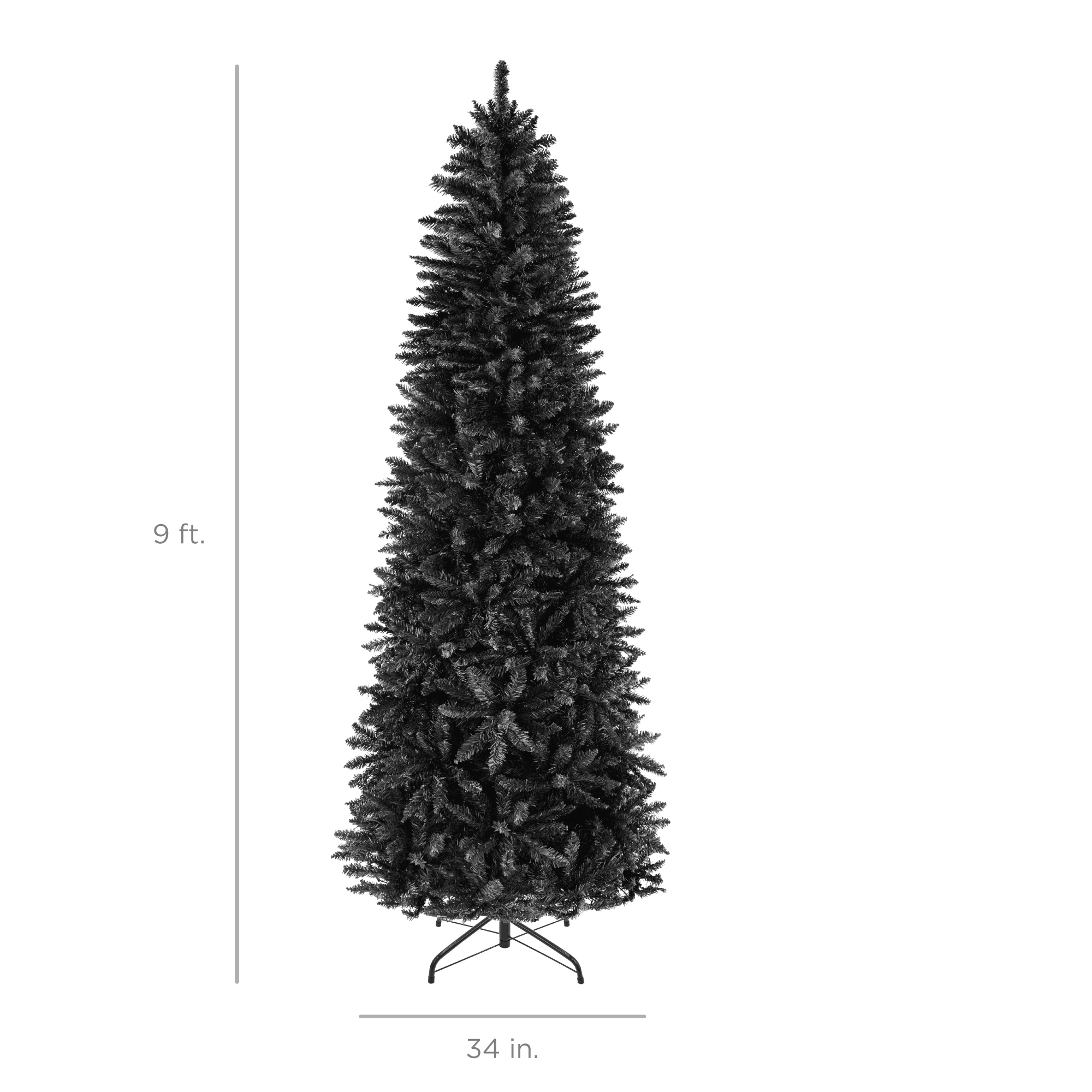 Best Choice Products Artificial Pencil Tree Black