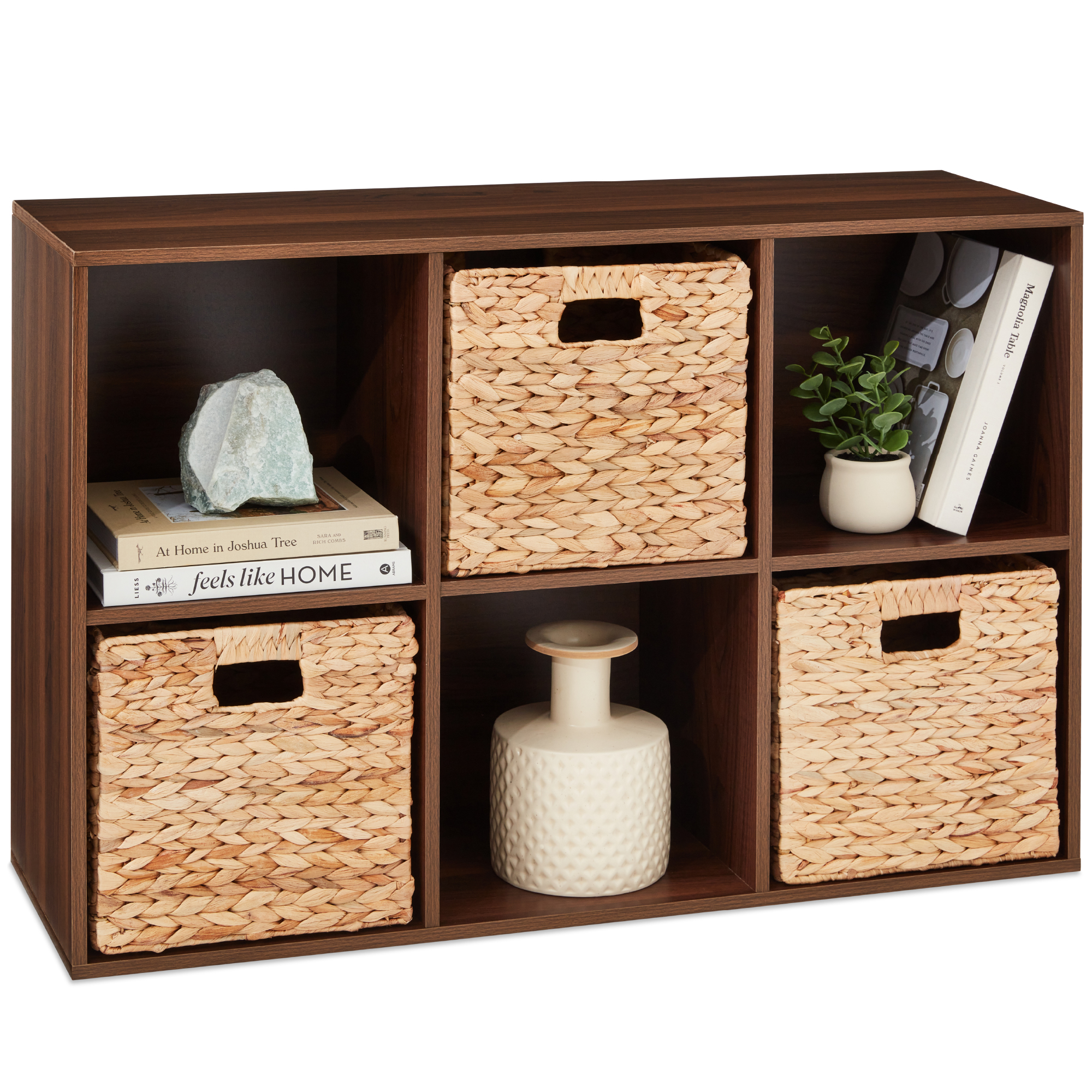 Best Choice Products 6-Cube Bookshelf Storage Display Removable Panels 11in