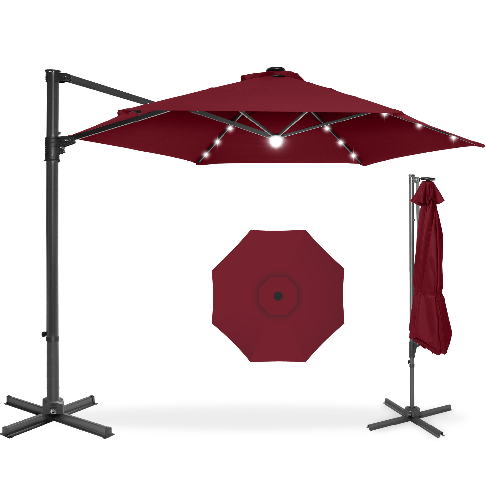 black and beige patio umbrella Amazon.com : KXWOQ3ED 9ft Round Wood Patio Market Umbrella, Black White  Striped, Outdoor Table Umbrella with Pulley Lift, 8 Ribs Polyester Fabric,  Sun Umbrella for Garden Deck Pool Backyard : Patio, Lawn