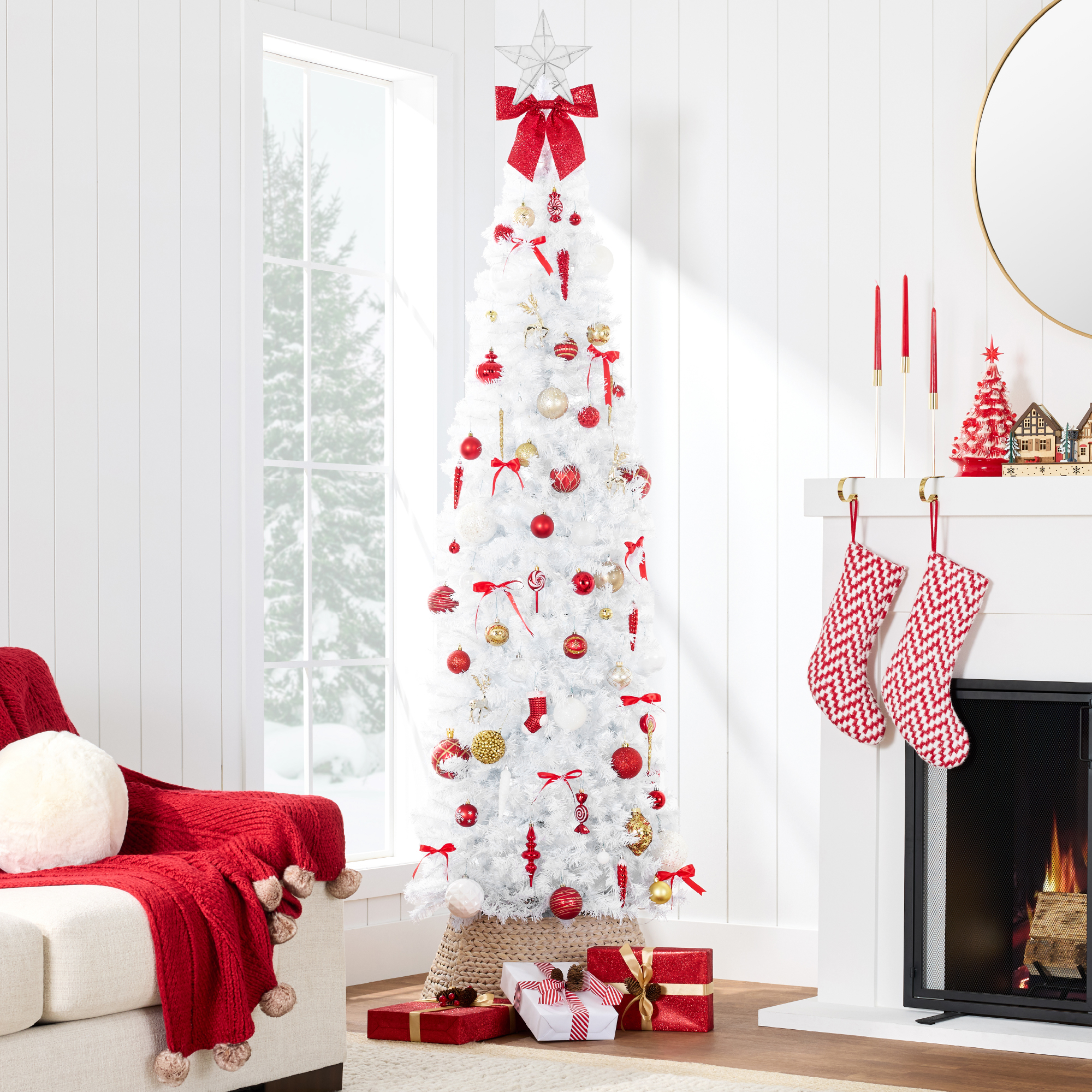 Best Choice Products Artificial Pencil Tree White