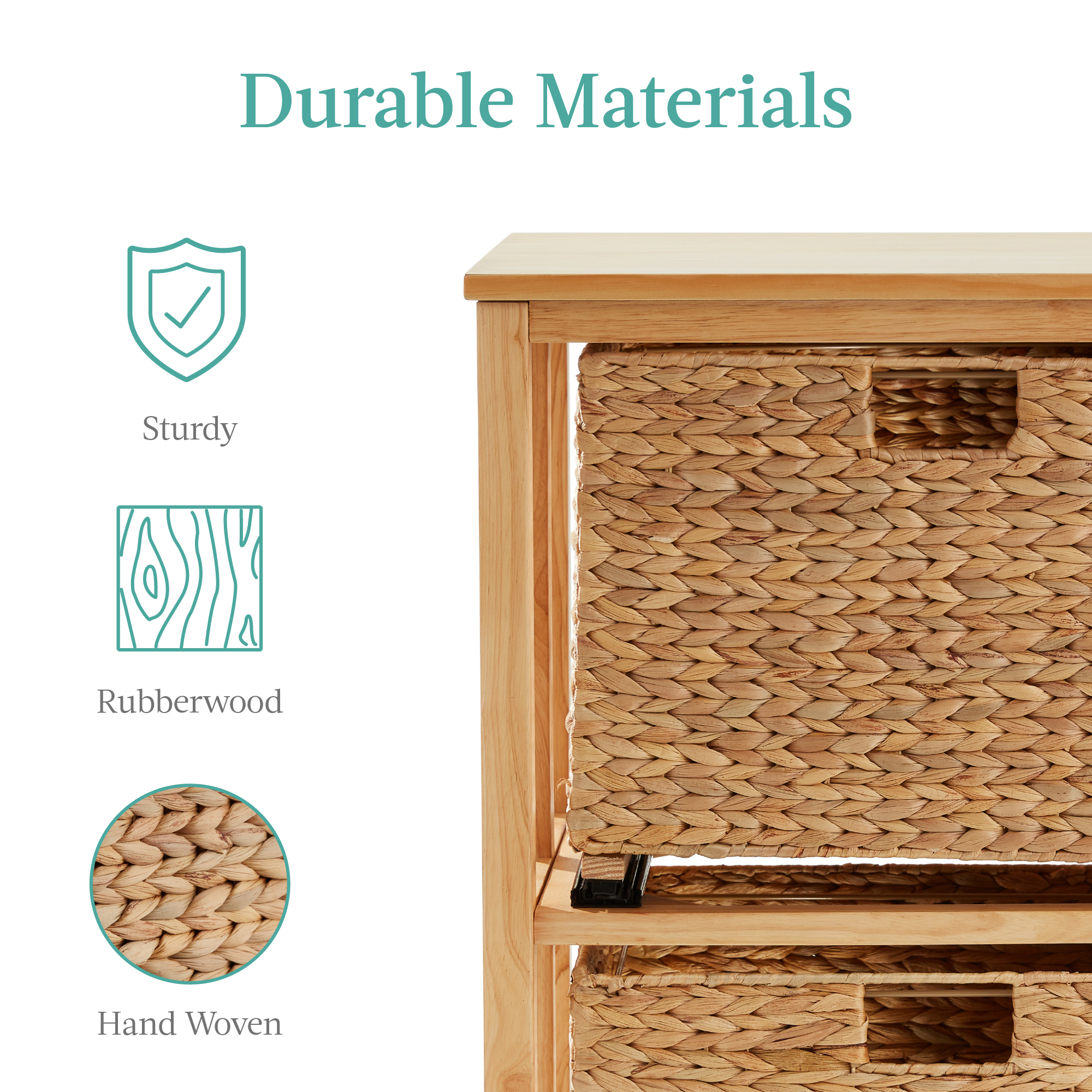 Best Choice Products Vertical Rolling File Cabinet Rubberwood Frame Locking