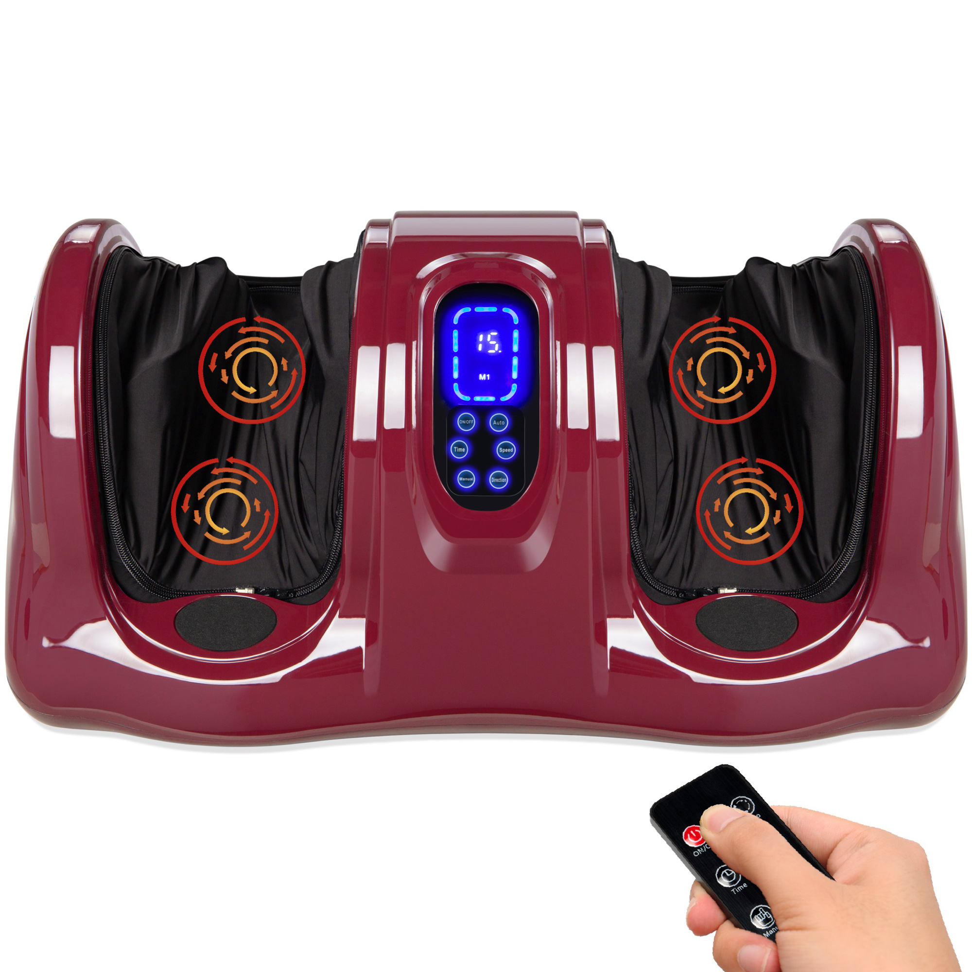 Best Choice Products Therapeutic Foot Massager High Intensity Rollers Remote 3