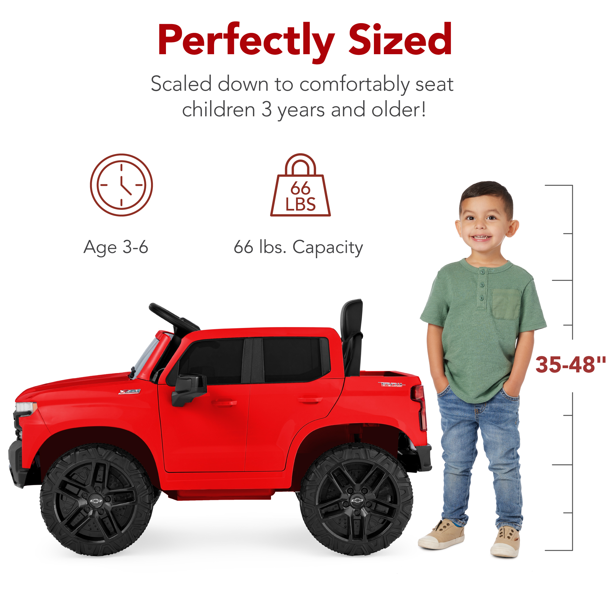 Best Choice Products 12V Licensed Chevrolet Silverado Ride On Truck Parent