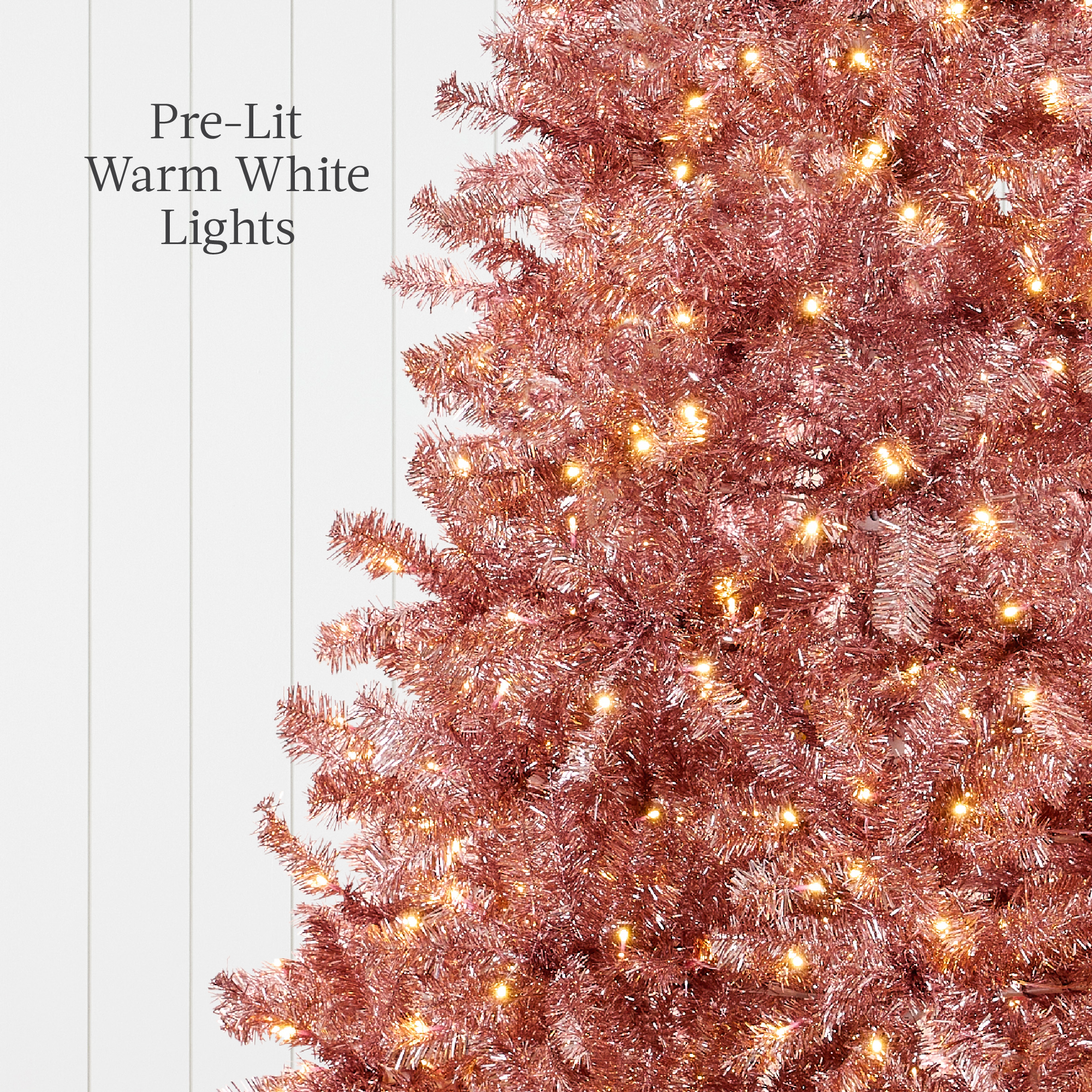 Best Choice Products Prelit Artificial Tinsel Christmas Tree Foldable Stand Pink