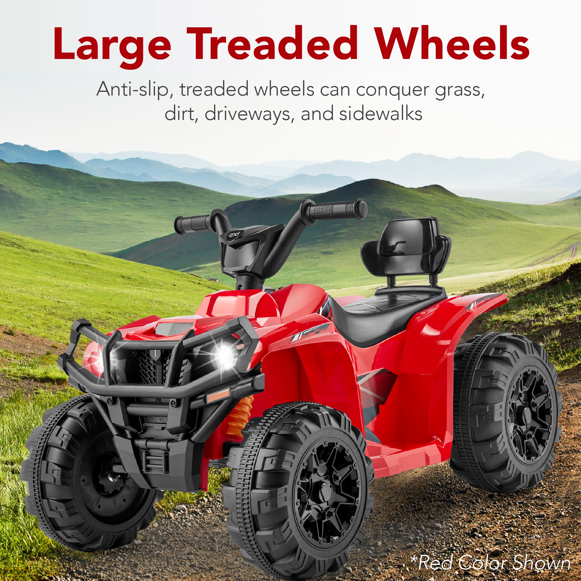 Best Choice Products 12V Kids Ride-On 4-Wheeler Quad ATV Car 2.4mph Max