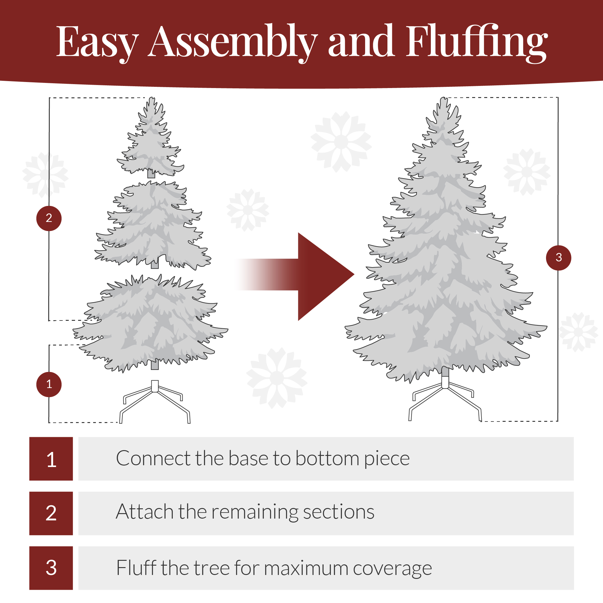Best Choice Products Pre-Lit Artificial Christmas Tree Incandescent Lights Red