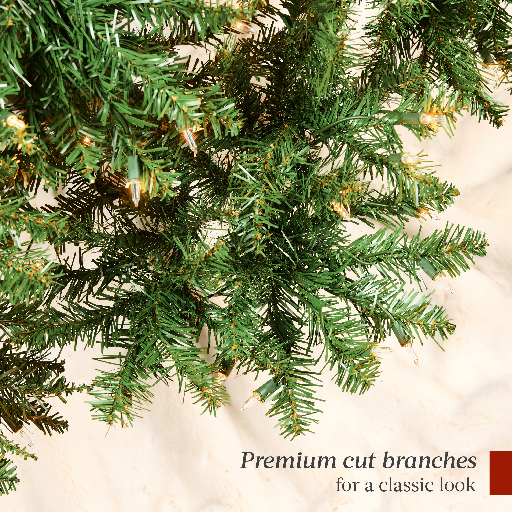 Best Choice Products Pre-Lit Hinged Douglas Artificial Tree w/ Stand