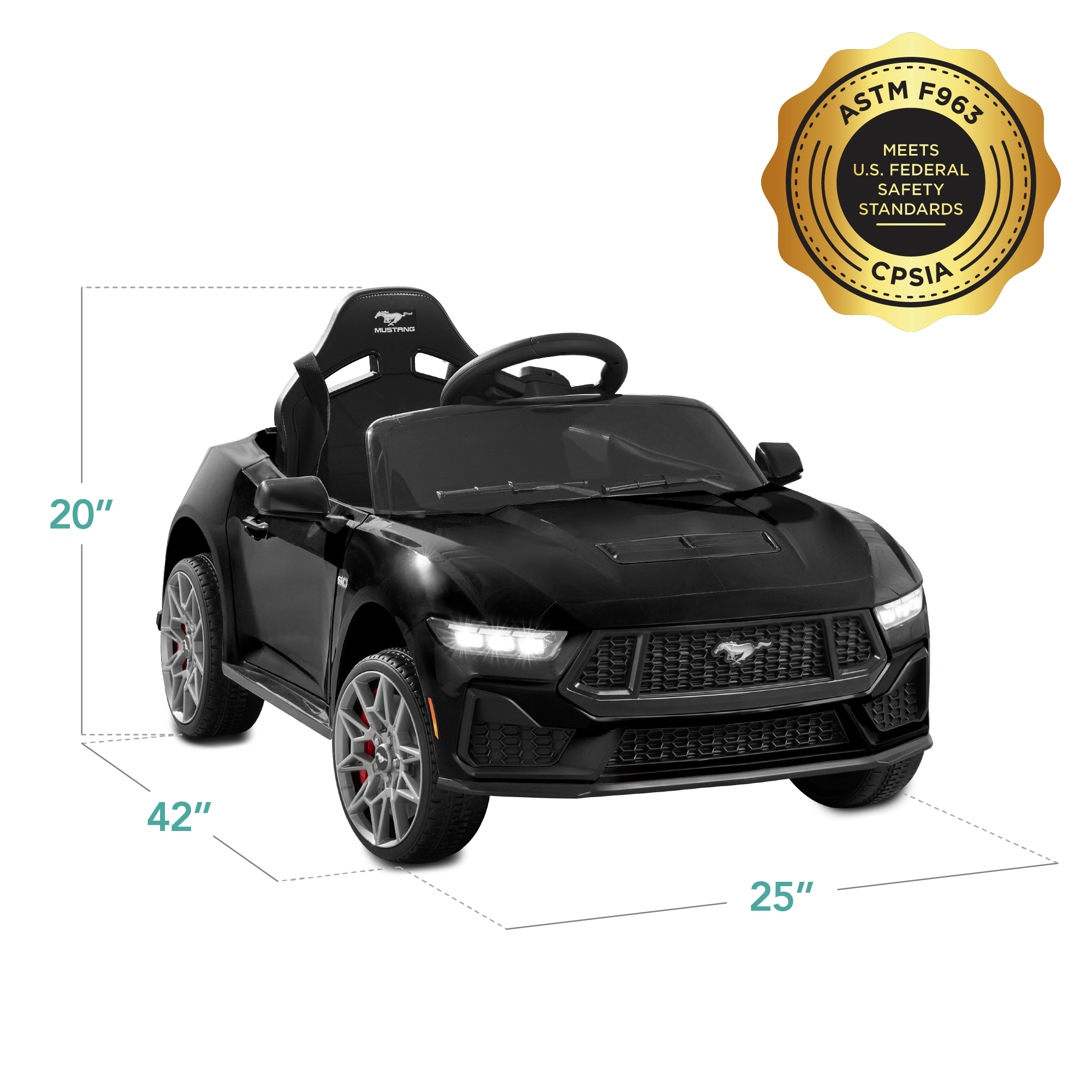 Best Choice Products 12V Kids Ride-On Car Officially Licensed Ford Mustang