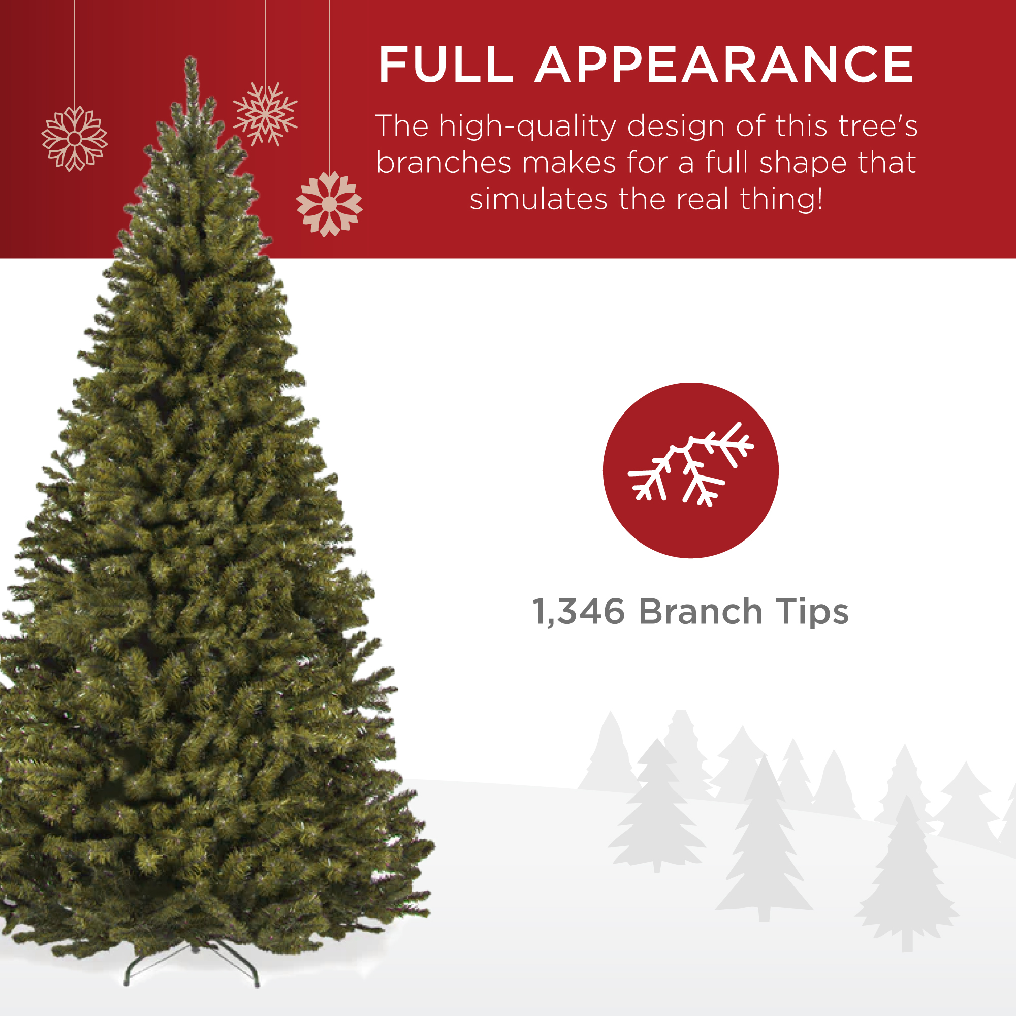 Best Choice Products Unlit Artificial Spruce Tree w/Easy Assembly Green